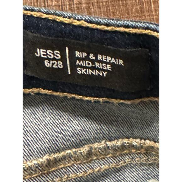 Buffalo David Bitton Destressed Jeans sz 6/28 - Picture 7 of 10